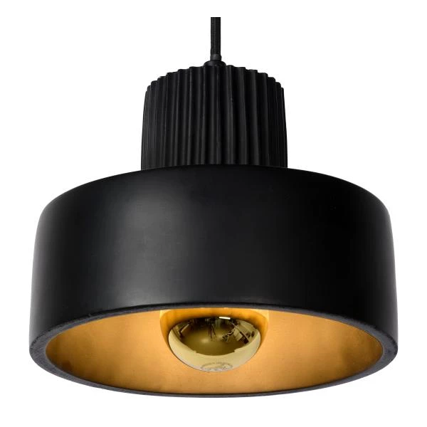 Lucide OPHELIA - Pendant light - Ø 20 cm - 1xE27 - Black - detail 3